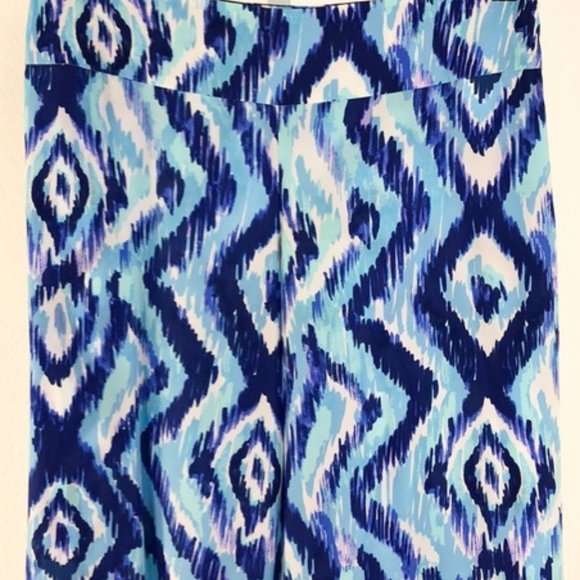 Lilly Pulitzer Blue Lolani Silk Pants - Picture 4 of 4